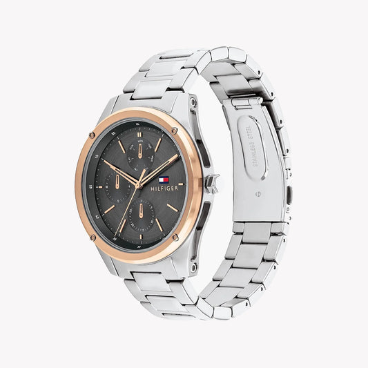 TOMMY HILFIGER Men's Stainless Steel Watch, Silver | 1710541