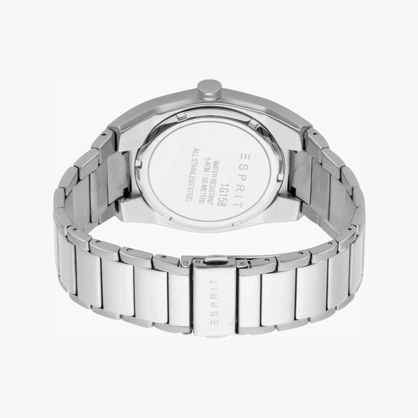 Esprit Men's Silver Stainless Steel Watch, Silver Dial | Es1g029m0065 by i-watch