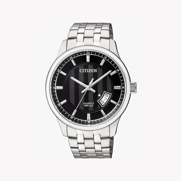 Citizen Men's Stainless Steel Watch, Black Dial | Bi1050-81e by i-watch