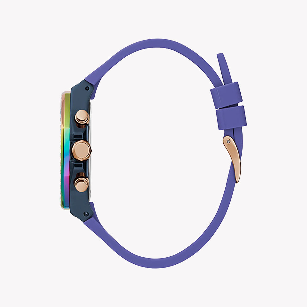 Guess Women's Navy Silicone, Multicolor Dial | Gw0463l2 by i-watch