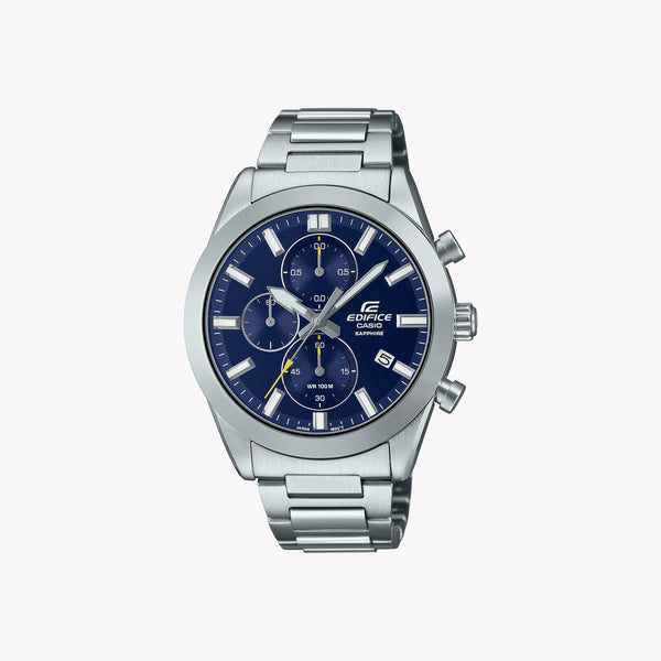 Casio Men's Stainless Steel, Blue Dial | Efb-710d-2avuef by i-watch