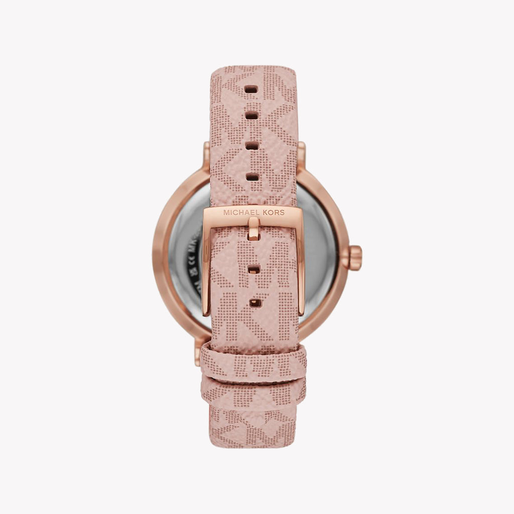 MICHAEL KORS MK2947 ROSE GOLD CHIC - ELEGANT WOMEN'S WATCH WITH PINK LEATHER BAND-i-Watch-3