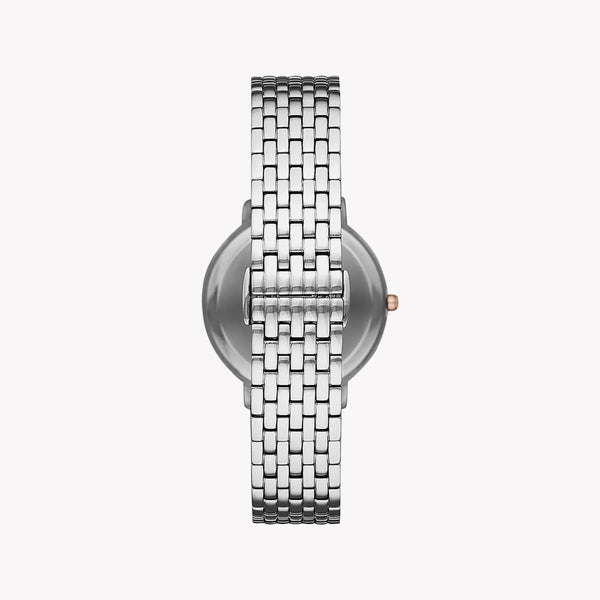 Emporio Armani Women's Silver Stainless Steel Watch, White Dial | Ar80023 by i-watch