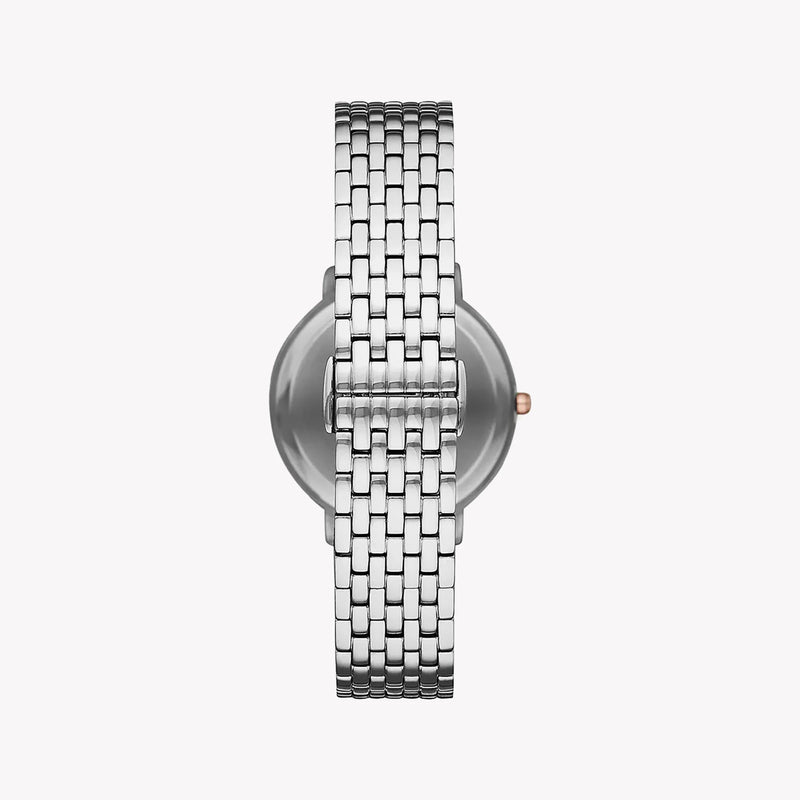 Emporio Armani Women's Silver Stainless Steel Watch, White Dial | Ar80023 by i-watch