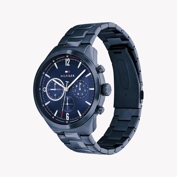 Tommy Hilfiger Men's Dark Blue Stainless Steel Watch | 1791945 by i-watch