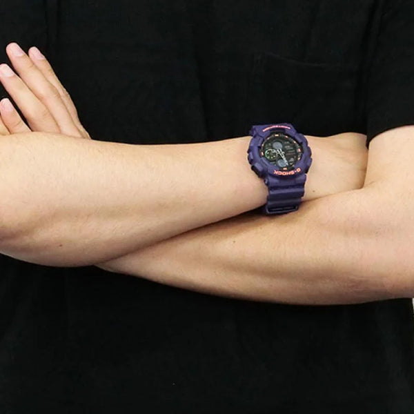 Casio G-Shock Ga-140-6adr Purple Power - Adventurous Men's Timepiece by i-watch