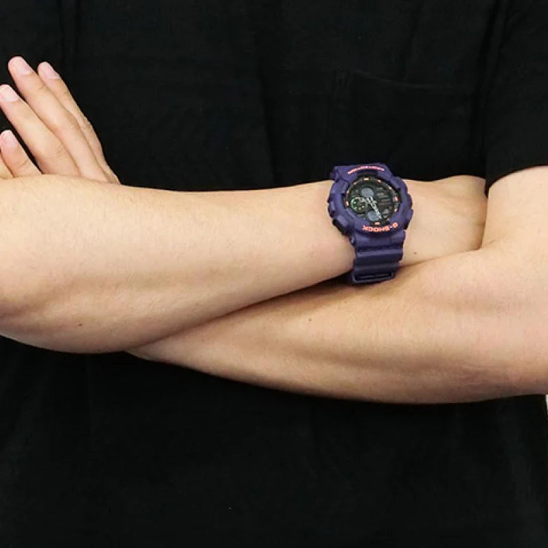 Casio G-Shock Ga-140-6adr Purple Power - Adventurous Men's Timepiece by i-watch