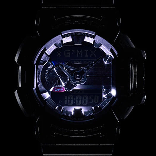 Casio G-Shock Gba-400-1a Adventure Ready - Dynamic Black Resin Indulgence Men's Watch With Bold Digital Dial And Bluetooth Connectivity by i-watch