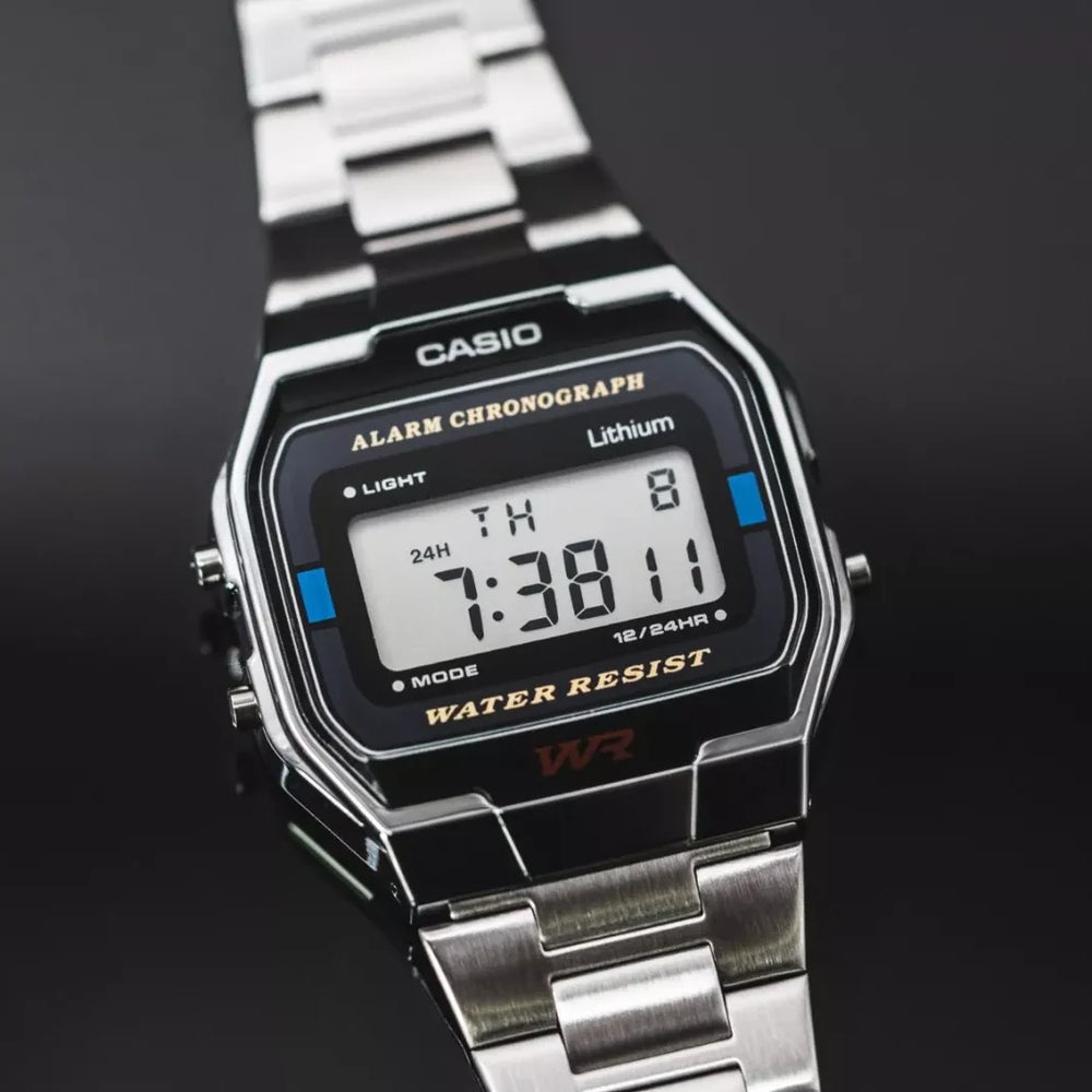 A163wa-1qes Unisex Resin & Metal Watch, Clear Glass | A163wa-1qes by i-watch