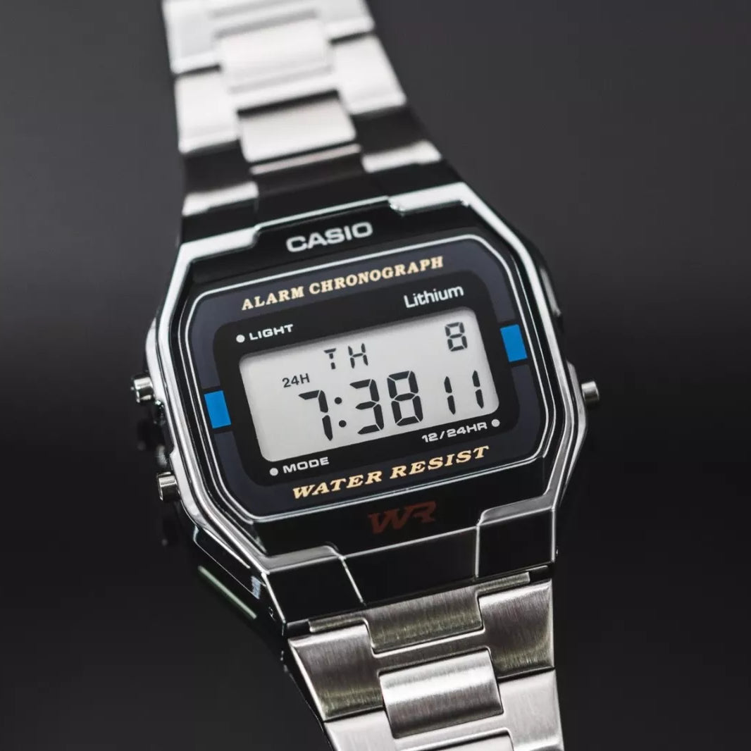 CASIO A163WA-1QES Montre unisexe analogique avec boîtier de 33 mm