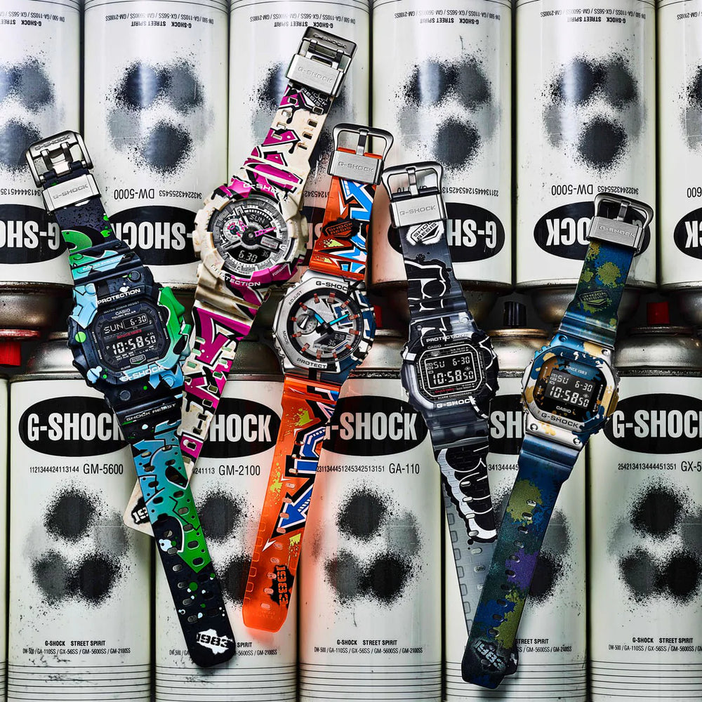 Casio G-Shock Men's Camo Resin & Stainless Steel | Dw-5000ss-1er by i-watch