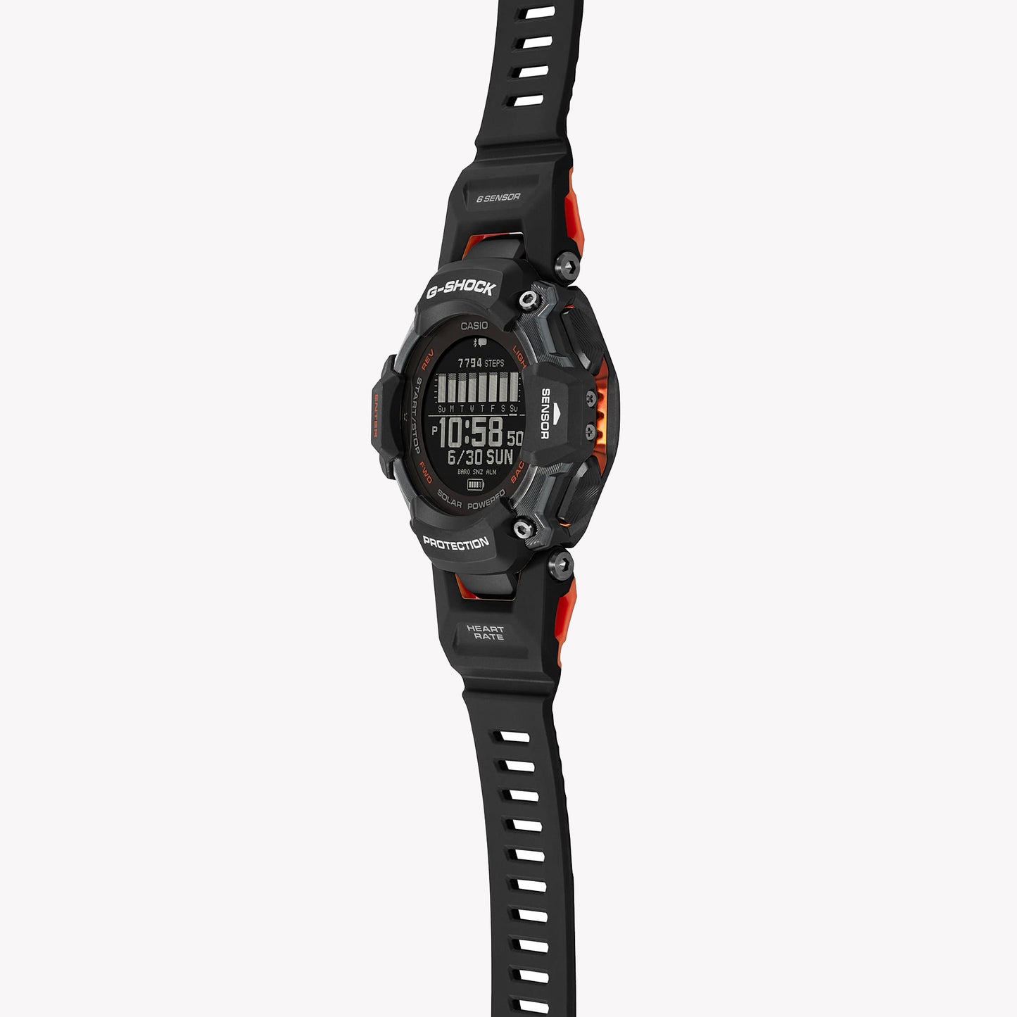 CASIO G-SHOCK GBD-H2000-1A G-SQUAD - Heart Rate Monitor Men's Watch