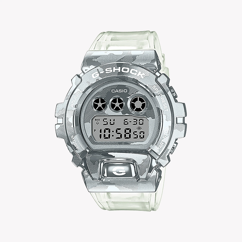 G-Shock Unisex White Resin Watch, Digital Dial | Gm-6900scm-1dr by i-watch