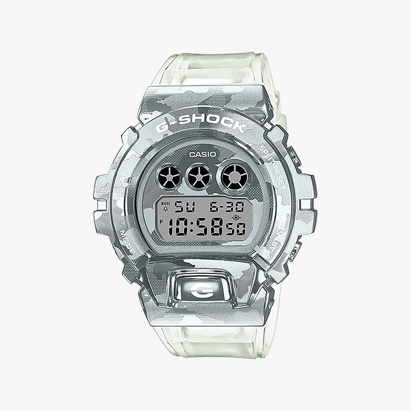 G-Shock Unisex White Resin Watch, Digital Dial | Gm-6900scm-1dr by i-watch
