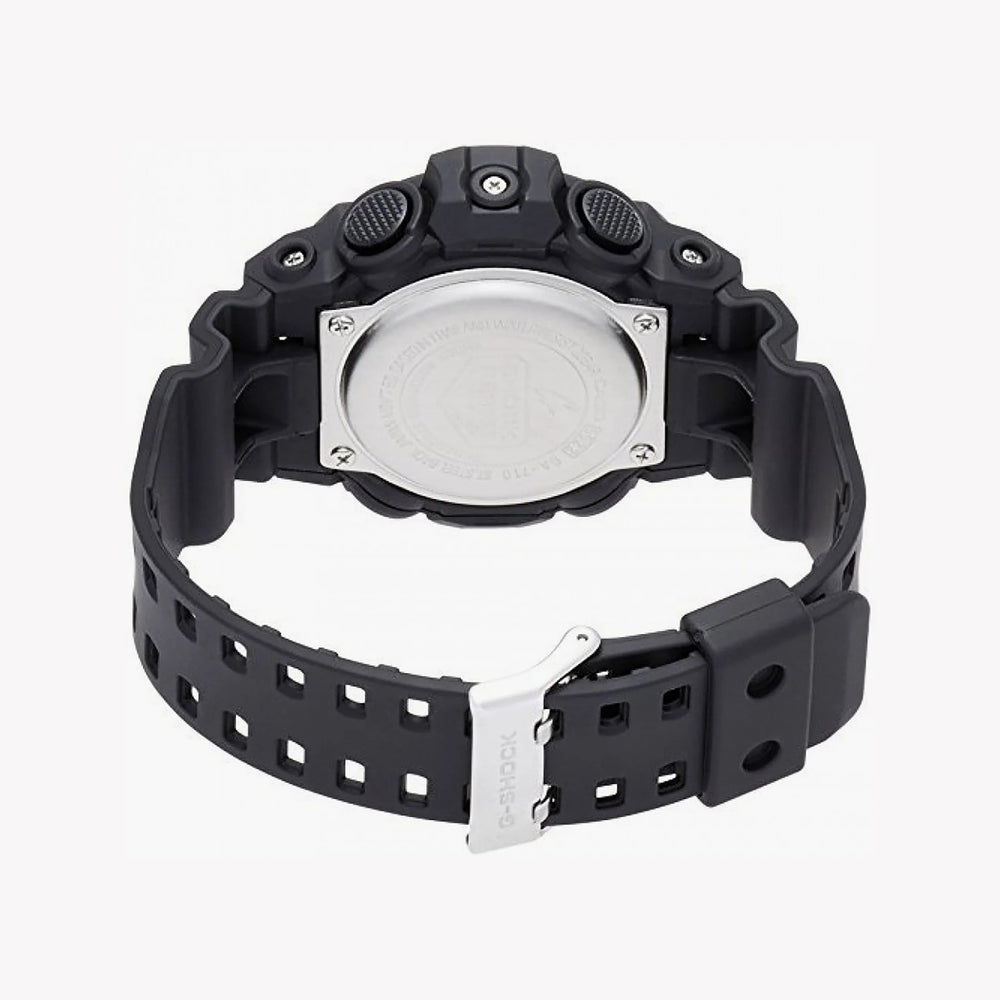 Casio G-Shock Ga-710-1a Bold Adventure - Men's Sporty Resilient Black Watch With Led Light And 200m Water Resistance by i-watch