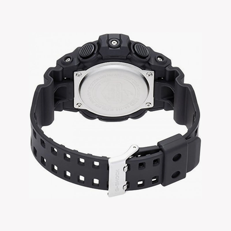 Casio G-Shock Ga-710-1a Bold Adventure - Men's Sporty Resilient Black Watch With Led Light And 200m Water Resistance by i-watch