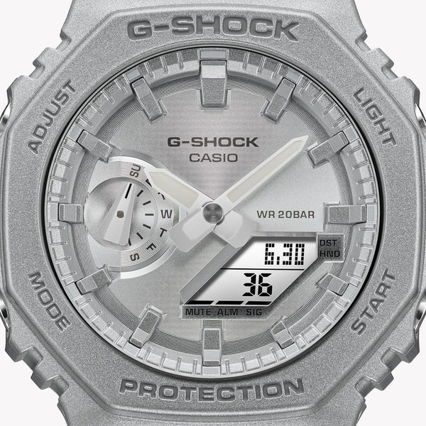 Casio G-Shock Men's Silver Carbon/Resin Watch | Ga-2100ff-8aer by i-watch