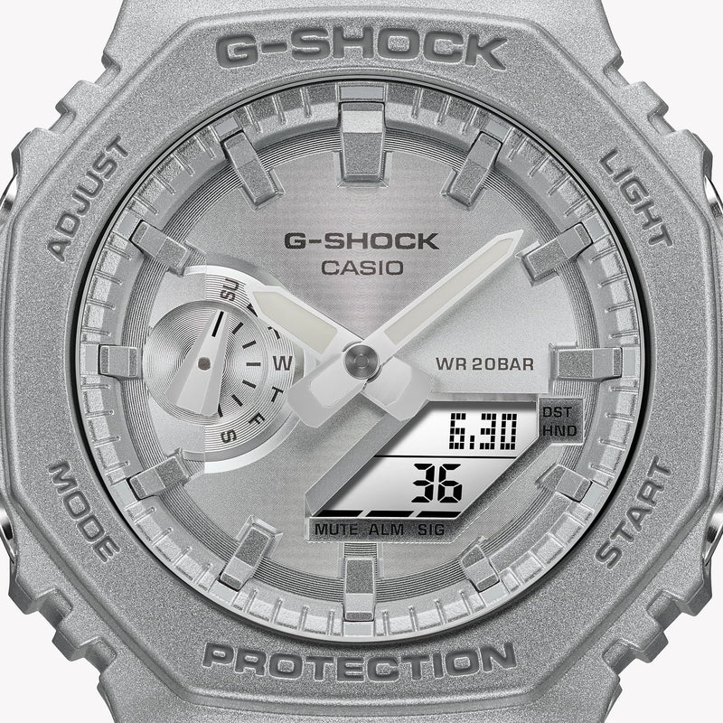 Casio G-Shock Men's Silver Carbon/Resin Watch | Ga-2100ff-8aer by i-watch