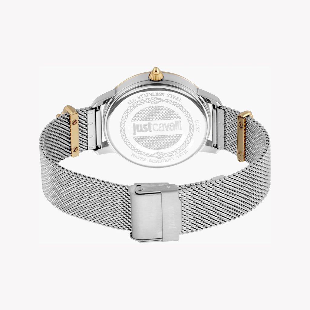 JUST CAVALLI Women's Watch with Silver Stainless Steel Case and Silver Stainless Steel Band-i-Watch-3