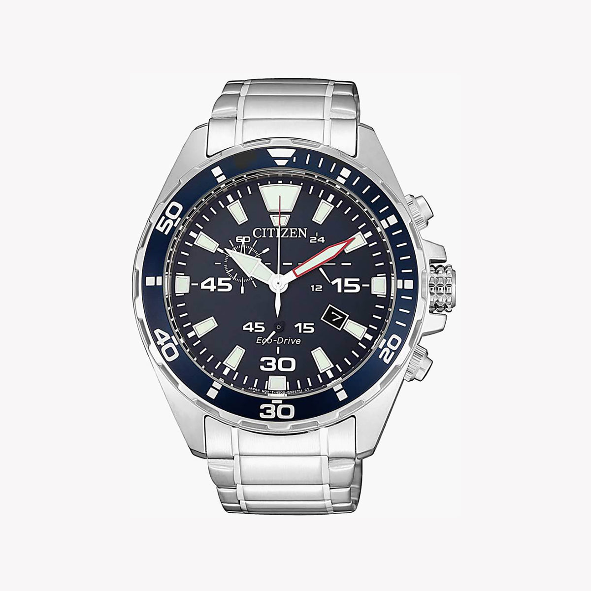 CITIZEN AT2431-87L ECO-DRIVE - BOLD BLUE DIAL MEN'S WATCH FOR MODERN ADVENTURES