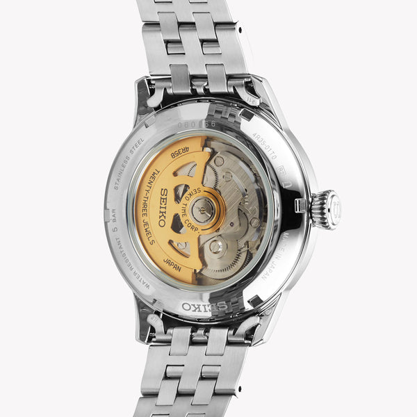 Seiko Men's Silver Watch, Dark Green Dial | Srpe15j1 by i-watch