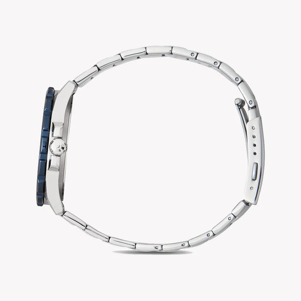 Casio Men's Silver Watch, Blue Dial | Efv-120db-2a by i-watch