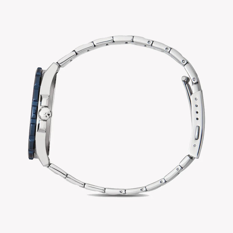 Casio Men's Silver Watch, Blue Dial | Efv-120db-2a by i-watch