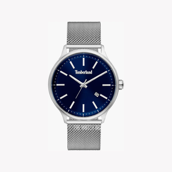 Timberland Men's Silver Stainless Steel Watch, Blue Dial | Tbl15638js03mm by i-watch