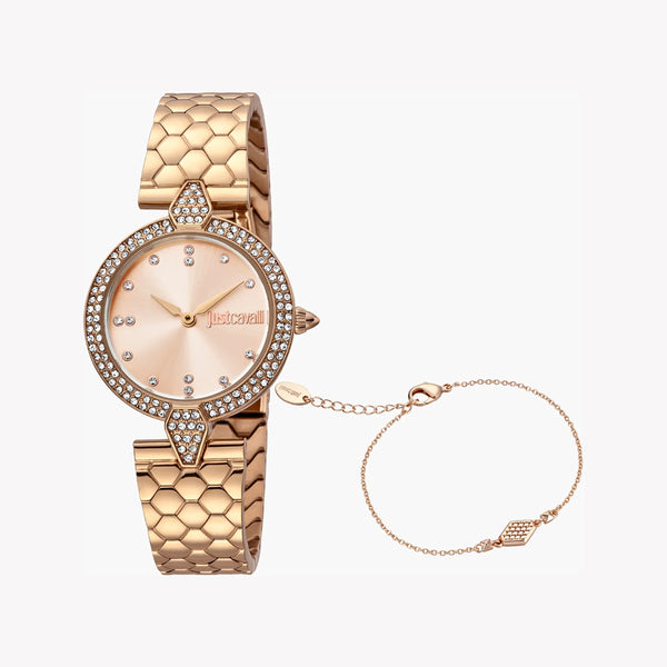Just Cavalli Women's Rose Gold Watch, Elegant Design | Jc1l159m0075 by i-watch