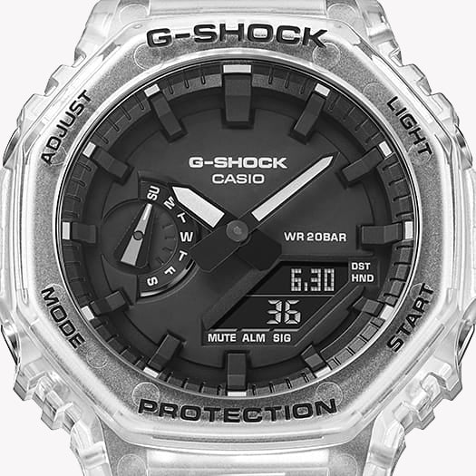 CASIO G-SHOCK GA-2100SKE-7A OAK Collection - SKELETON SERIE Men's Watch