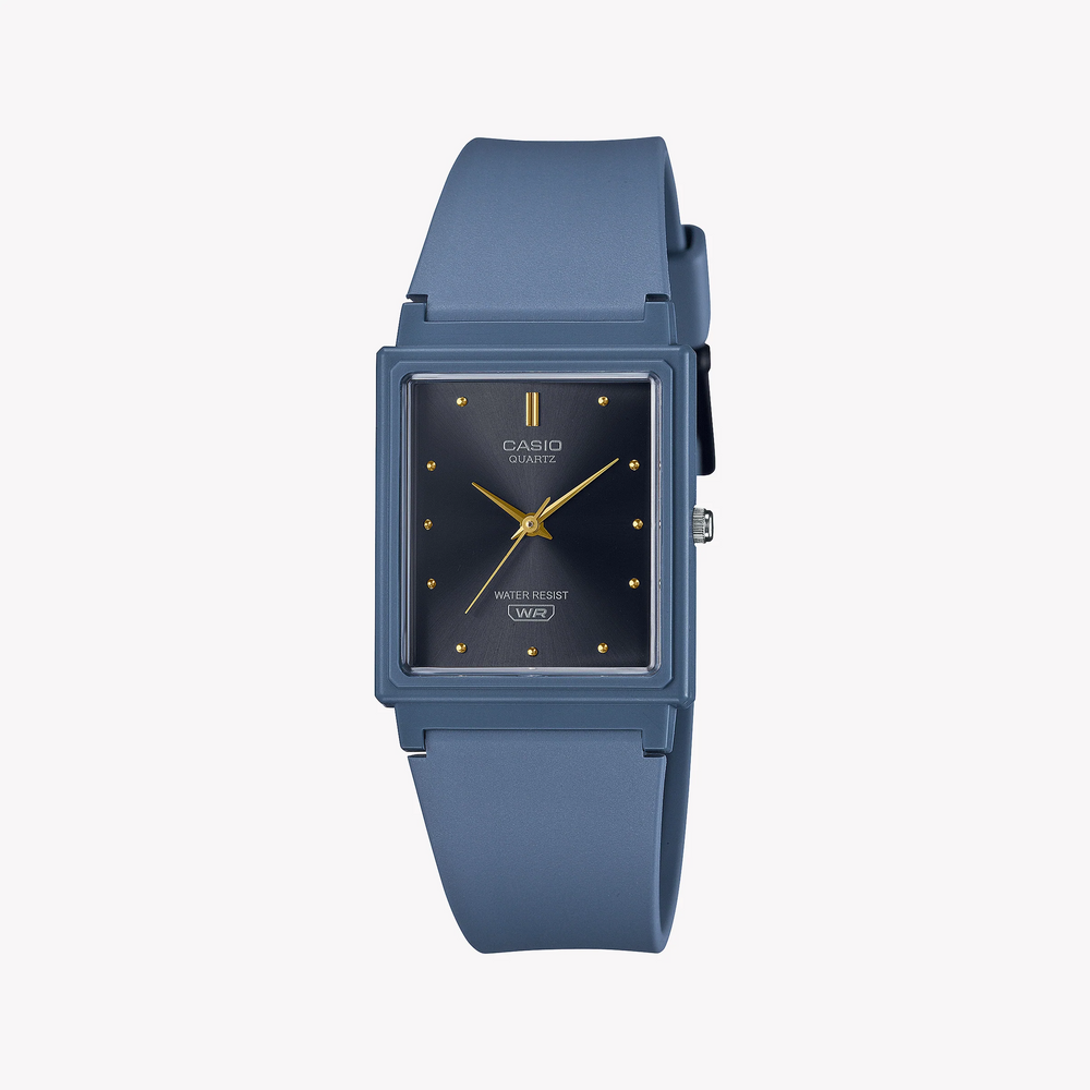 Casio Unisex Blue Resin Watch, Black Dial | Mq-38uc-2a2er by i-watch