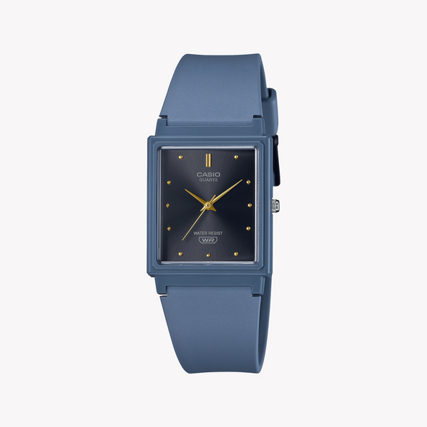 Casio Unisex Blue Resin Watch, Black Dial | Mq-38uc-2a2er by i-watch