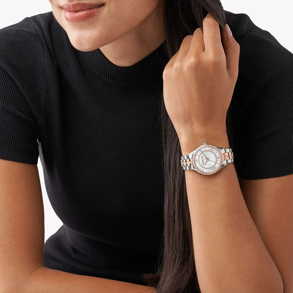 MICHAEL KORS MK3979 SILVER-ROSE GOLD - ELEGANTLY TIMELESS WOMEN'S WATCH-i-Watch-4