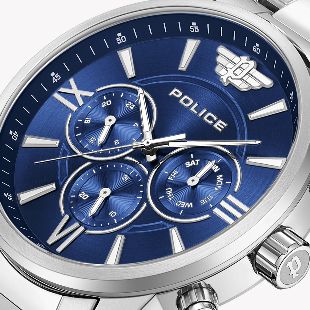 POLICE PEWJK0004404 - ELEGANT BLUE DIAL STAINLESS STEEL MEN'S WATCH-i-Watch-3