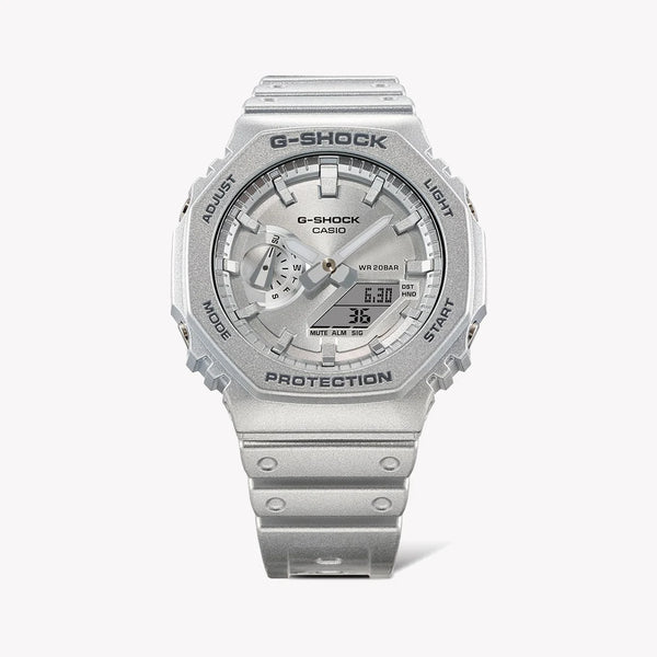 Casio G-Shock Men's Silver Carbon/Resin Watch | Ga-2100ff-8aer by i-watch