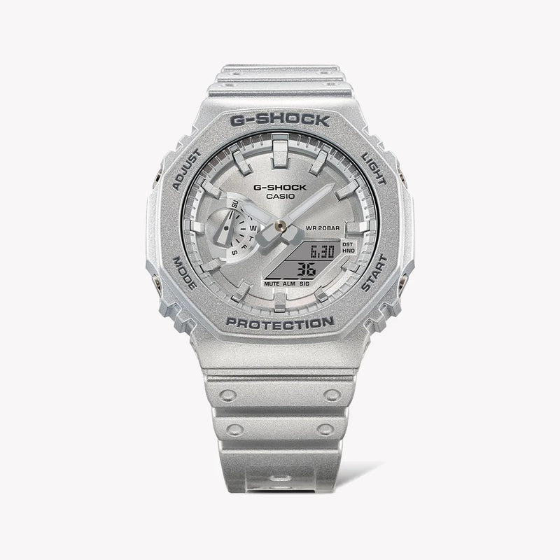 Casio G-Shock Men's Silver Carbon/Resin Watch | Ga-2100ff-8aer by i-watch