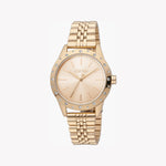 ESPRIT Women's Watch with Rose Gold Stainless Steel Case and Rose Gold Stainless Steel Band