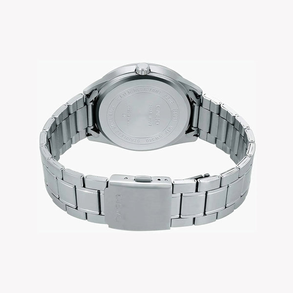Casio Mtp-Sw340d-1avdf - Sporty Sophistication Men's Watch With Stainless Steel Band And Black Dial by i-watch