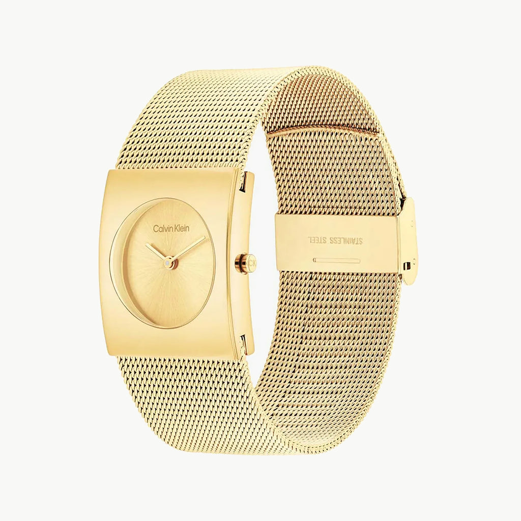 CK CALVIN KLEIN NEW COLLECTION - GOLD SOPHISTICATION UNISEX WATCH - ELEVATE YOUR STYLE-i-Watch-2