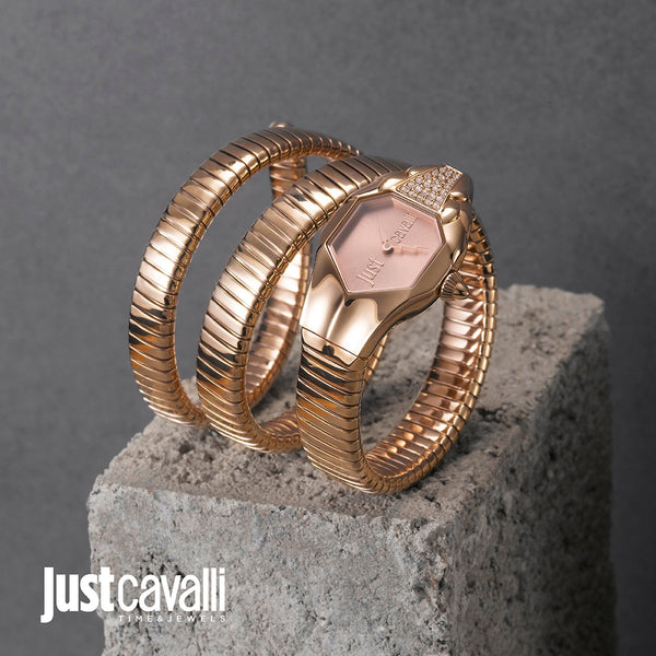 Just Cavalli Women's Rose Gold Stainless Steel Watch, Case And Band | Jc1l022m0035 by i-watch