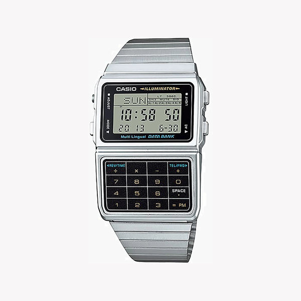 Casio Men's Silver Resin Watch, Digital Dial | Dbc-611-1 by i-watch