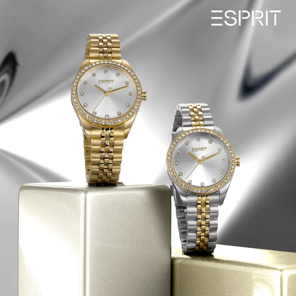 ESPRIT Women's Watch with Gold Stainless Steel Case and Gold Stainless Steel Band-i-Watch-4