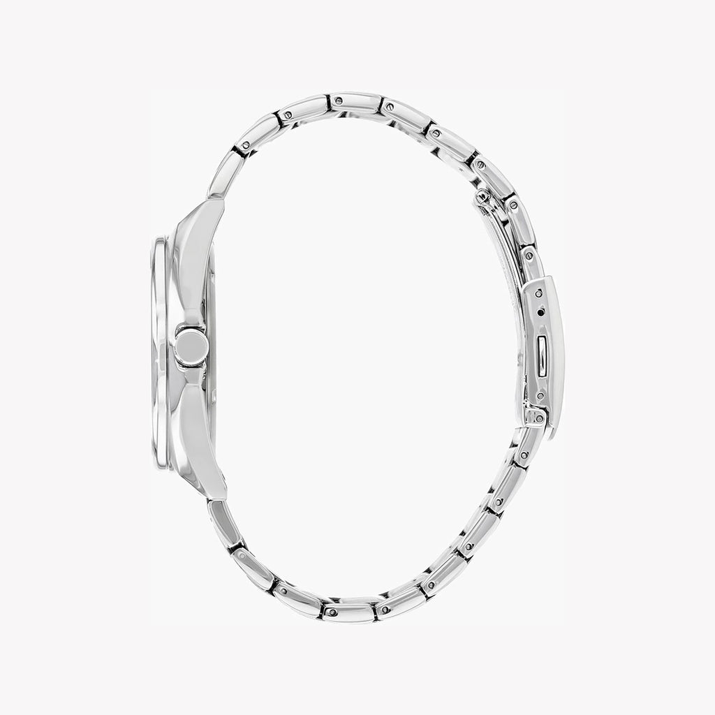 CITIZEN AW1370-51F INNOVATIVE PRECISION - Eco-Drive Men's Watch with Silver Stainless Steel & Black Dial-i-Watch-2