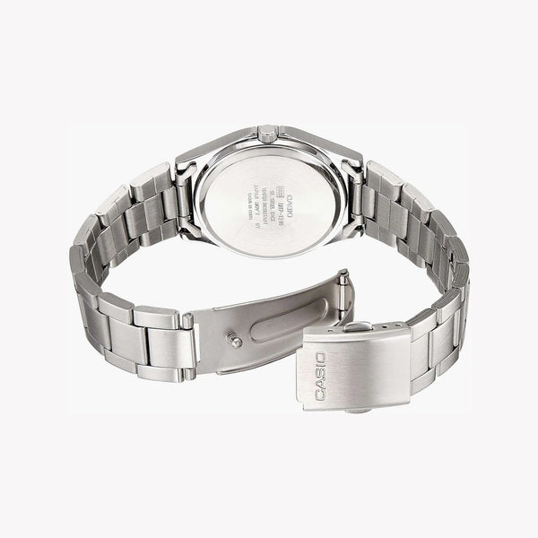 Casio Men's Silver Stainless Steel Watch, White Dial | Mtp-1303d-7bvdf by i-watch