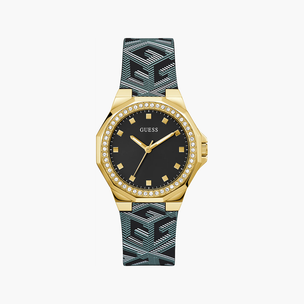 Guess Watches Women's Gold & Multicolor Leather Watch | Gw0598l2 by i-watch