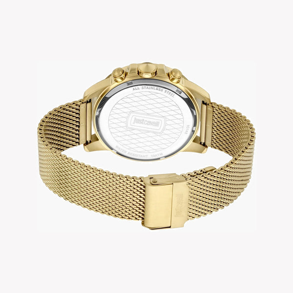 Just Cavalli Men's Gold Watch, Black Dial | Jc1g140m0075 by i-watch