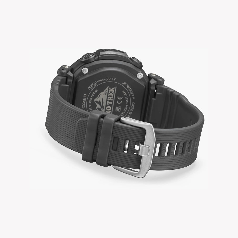 Casio Men's Stainless Steel & Resin Watch, Black | Prw-6621y-1er by i-watch