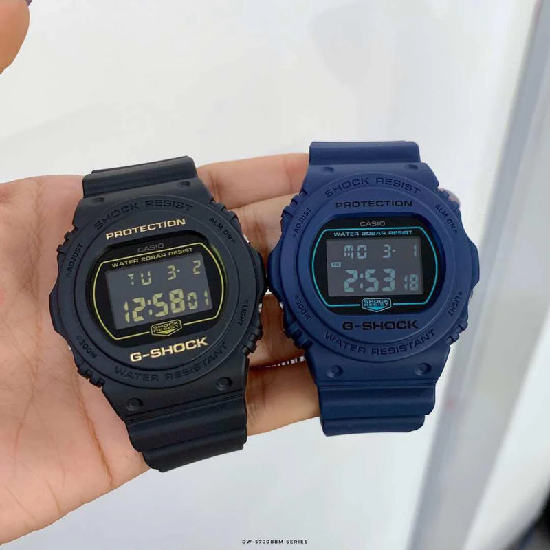 Casio G-Shock Dw-5700bbm-1dr - Blackout Bold Adventurer Men's Watch With Sleek Digital Dial And Robust Resin Band by i-watch