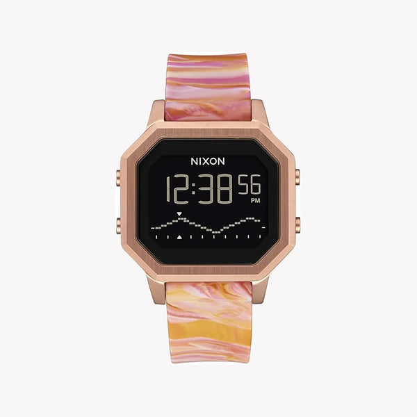 Nixon Unisex Pink Rubber Watch, Plastic Case | A1211-5069 by i-watch
