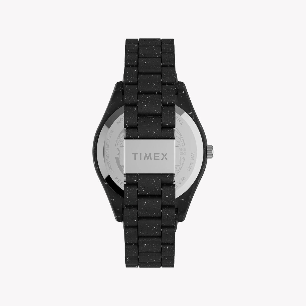 TIMEX LEGACY OCEAN BLACK - SUSTAINABLE STYLE IN OCEAN-BOUND PLASTIC MEN'S WATCH-i-Watch-3